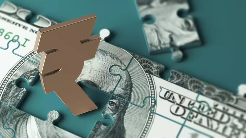 Rupee Falls Against Dollar Amid Foreign Outflows